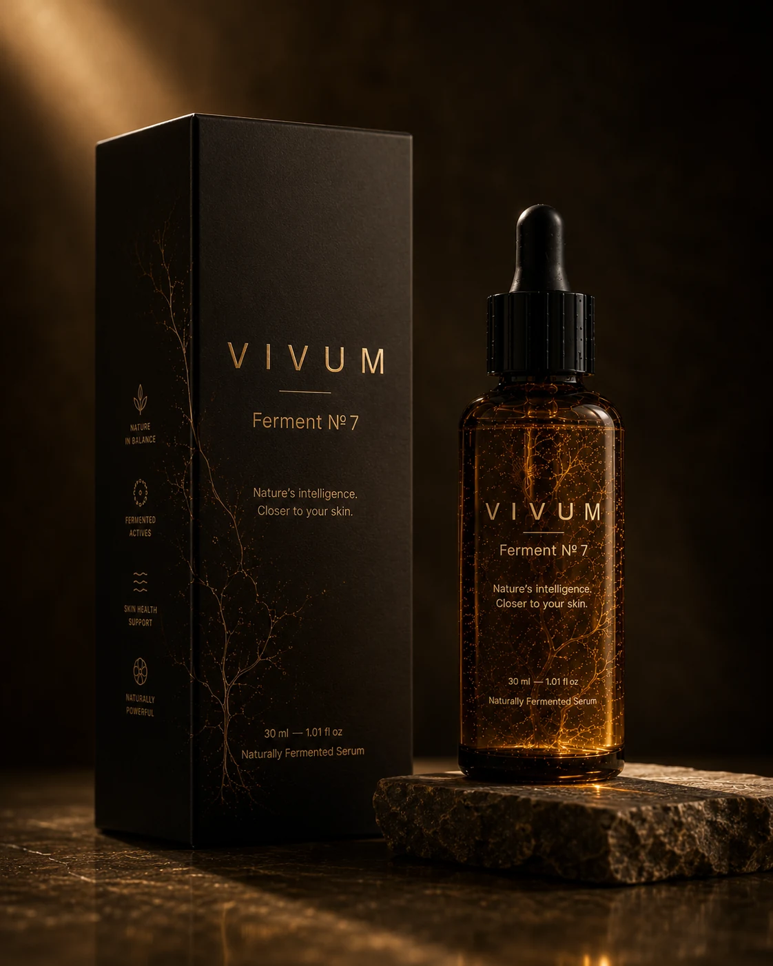 VIVUM verpakking en batchkaart